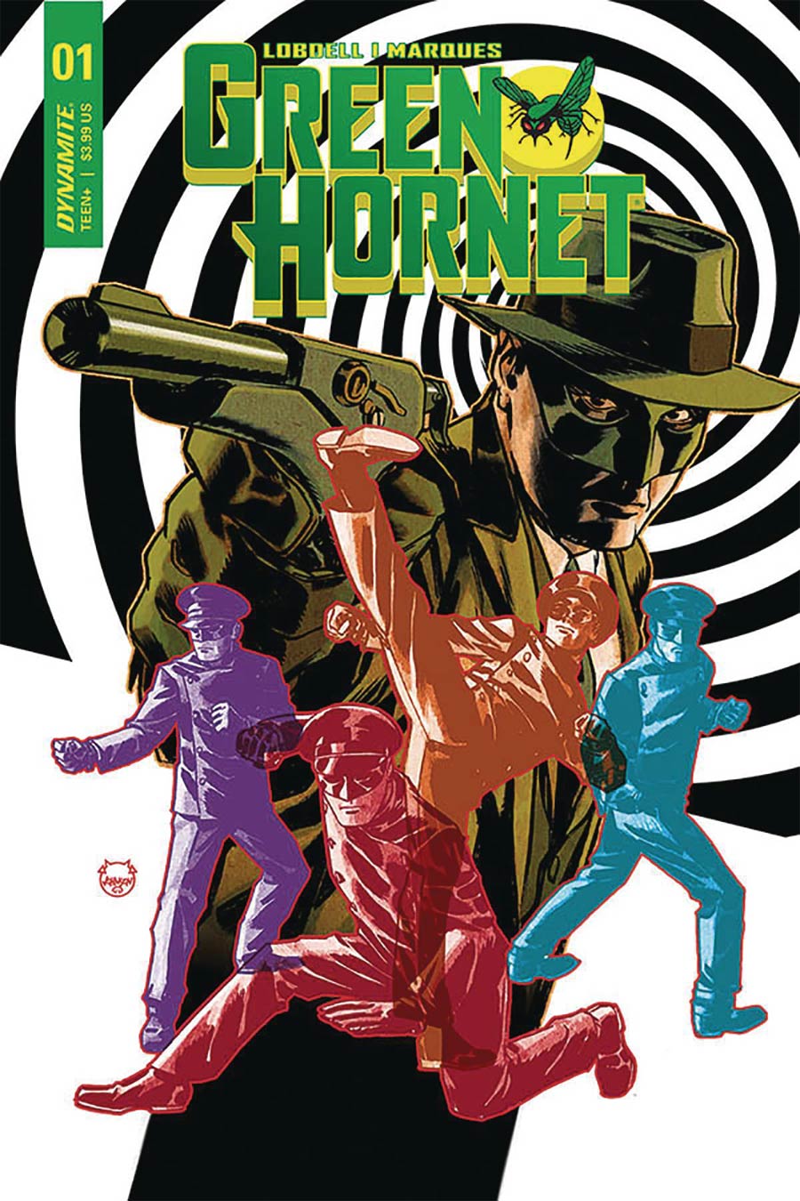 Green Hornet Vol 5 #1 Cover B Variant Dave Johnson Cover