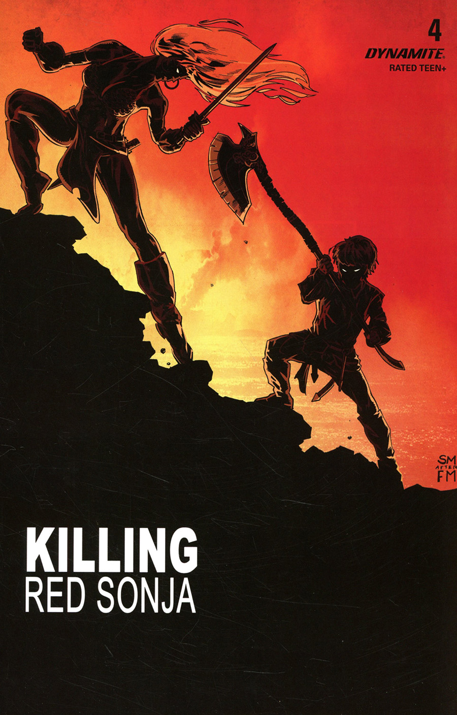 Killing Red Sonja #4 Cover B Variant Stephen Mooney Frank Miller Homage Cover