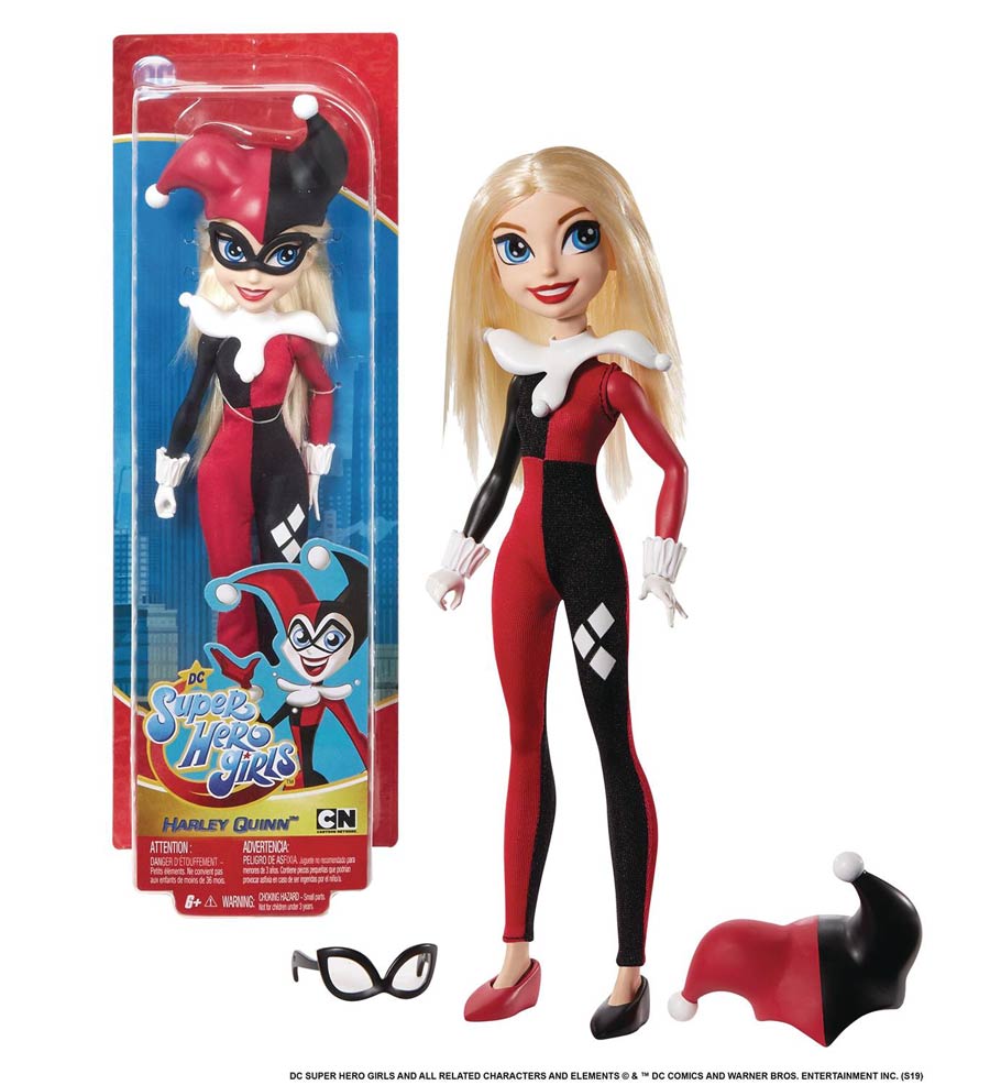 DC Super Hero Girls Harley Quinn Doll Case