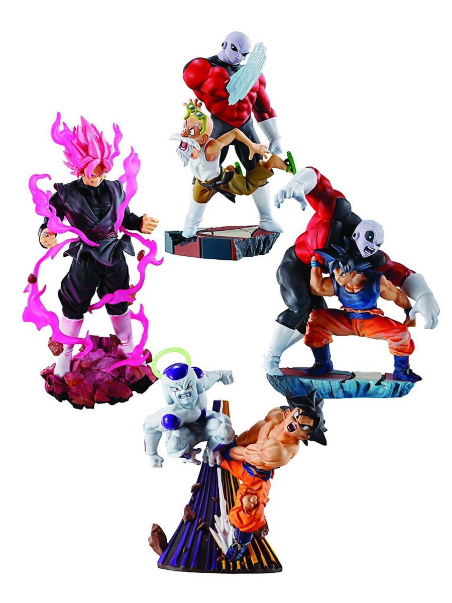 Dragon Ball Super Dracap Rebirth Statue Figure Blind Mystery Box 4-Piece Assortment Case