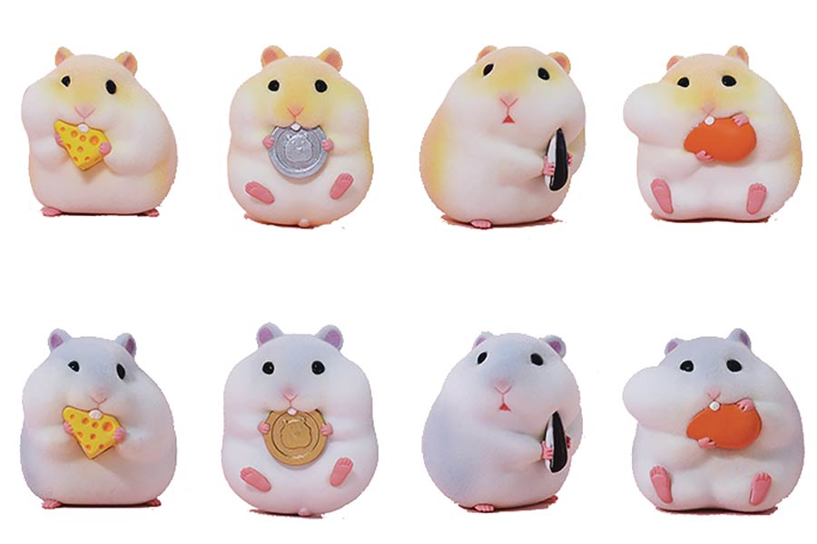 Gluttonous Hamsters Trading Figure Blind Mystery Box 8-Piece Display