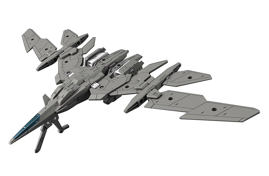 30 Minutes Missions Extended Armament Vehicle 1/144 Kit #EV-02 Air Fighter Ver. (Gray)