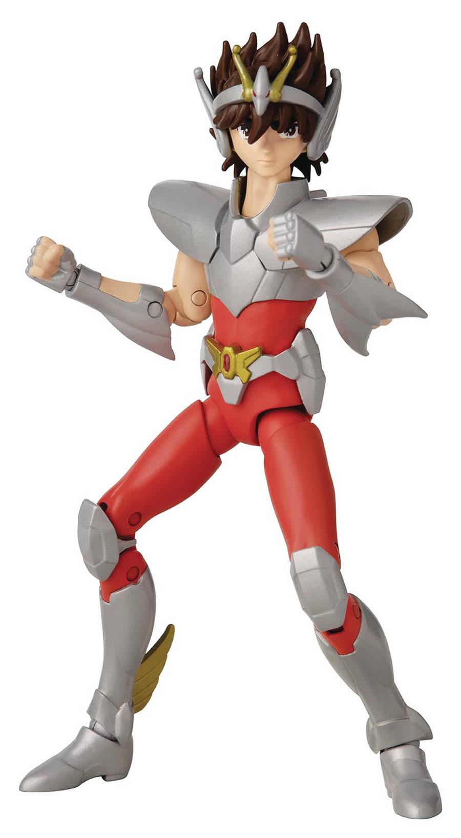 Anime Heroes Knights Of The Zodiac Pegasus Seiya Action Figure 6-Piece Case