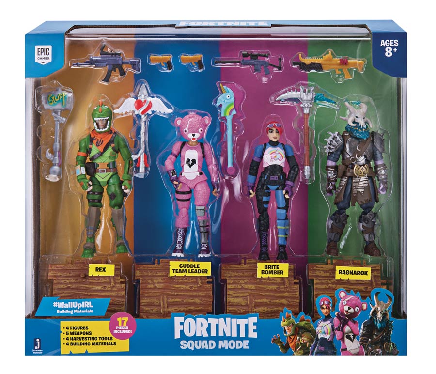 Fortnite Squad Mode Series 1 4-Piece Figure Pack