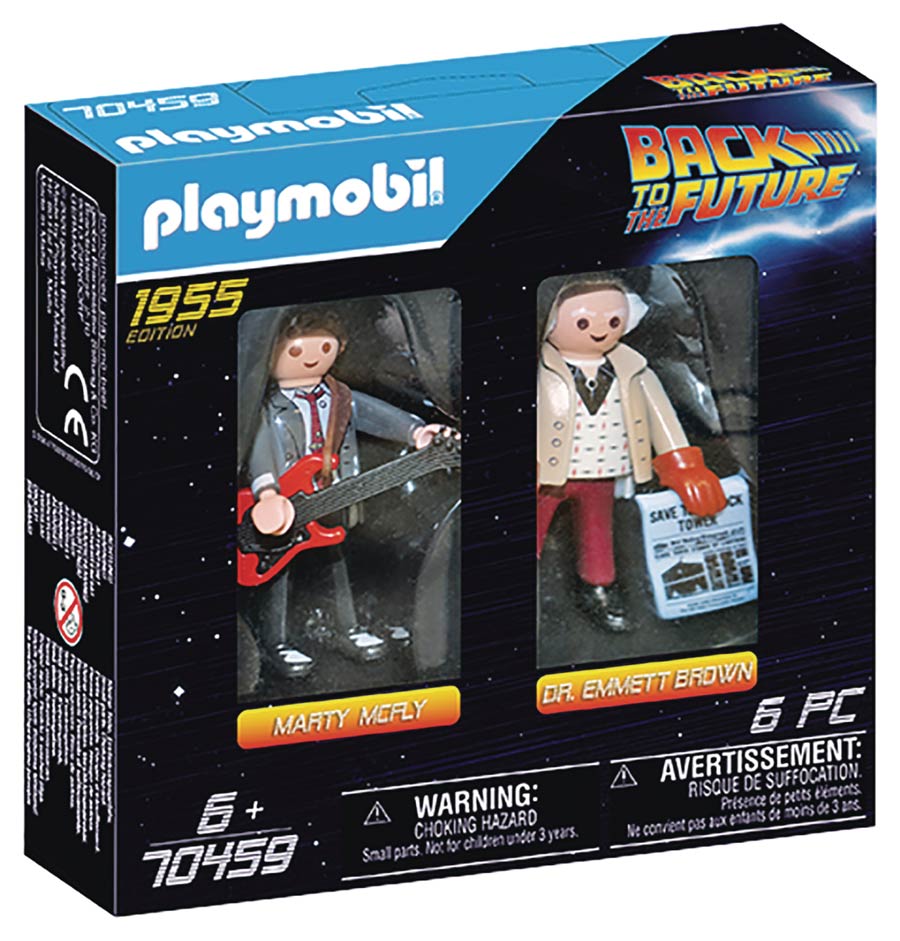 Playmobil Back To The Future Marty & Dr Emmett Brown 2-Pack Figure