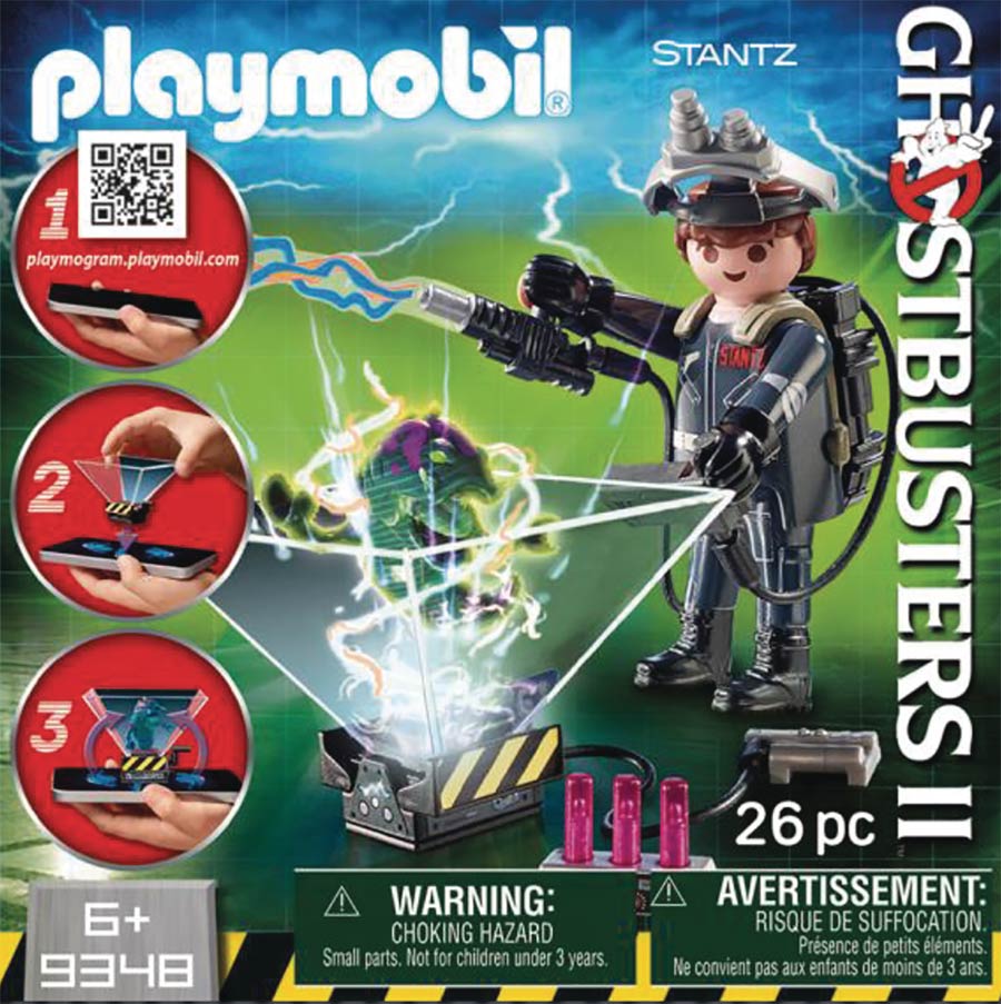 Playmobil Ghostbusters II Raymond Stantz Action Figure