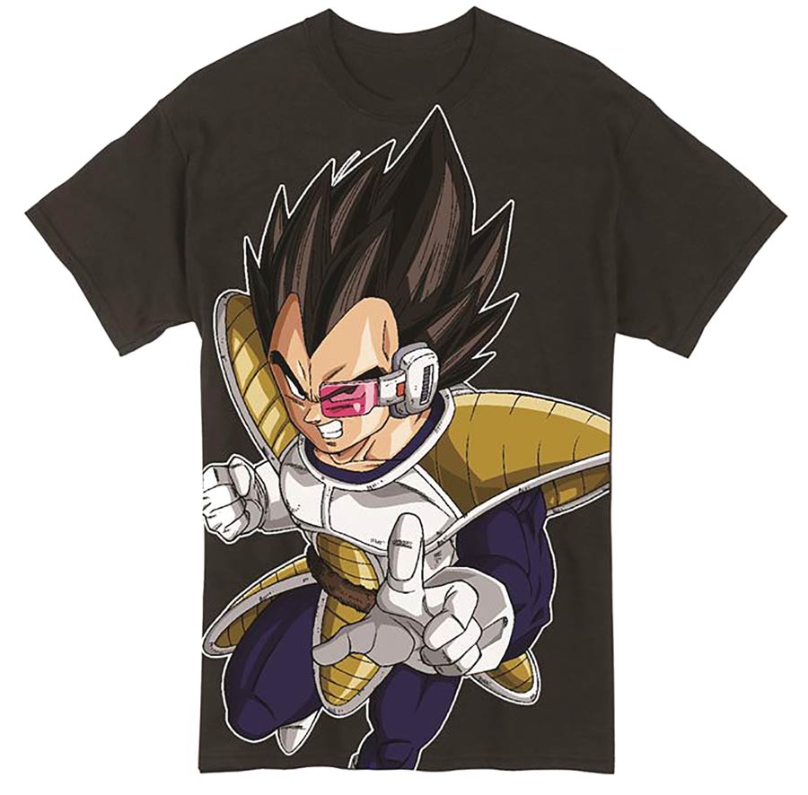 Dragon Ball Z Vegeta Attack T-Shirt Large