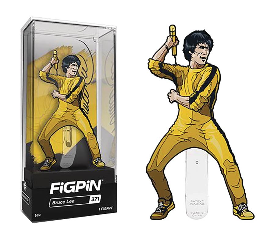 FigPin Bruce Lee Pin - Yellow Suit