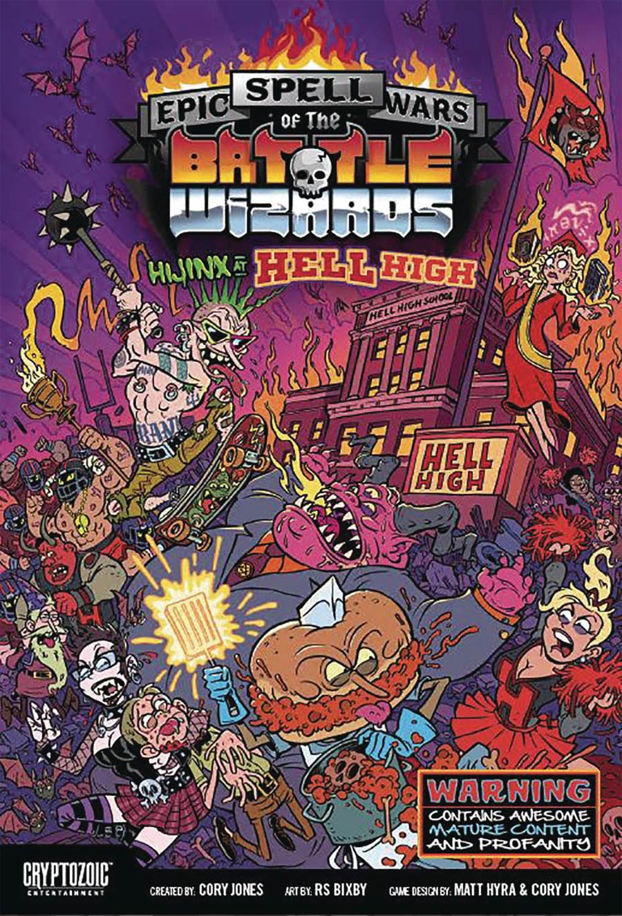 Epic Spell Wars Hijinx At Hell High Deck-Building Game