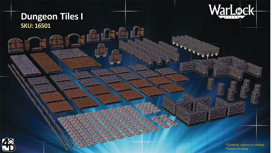 Warlock Tiles Dungeon Tiles Set 1