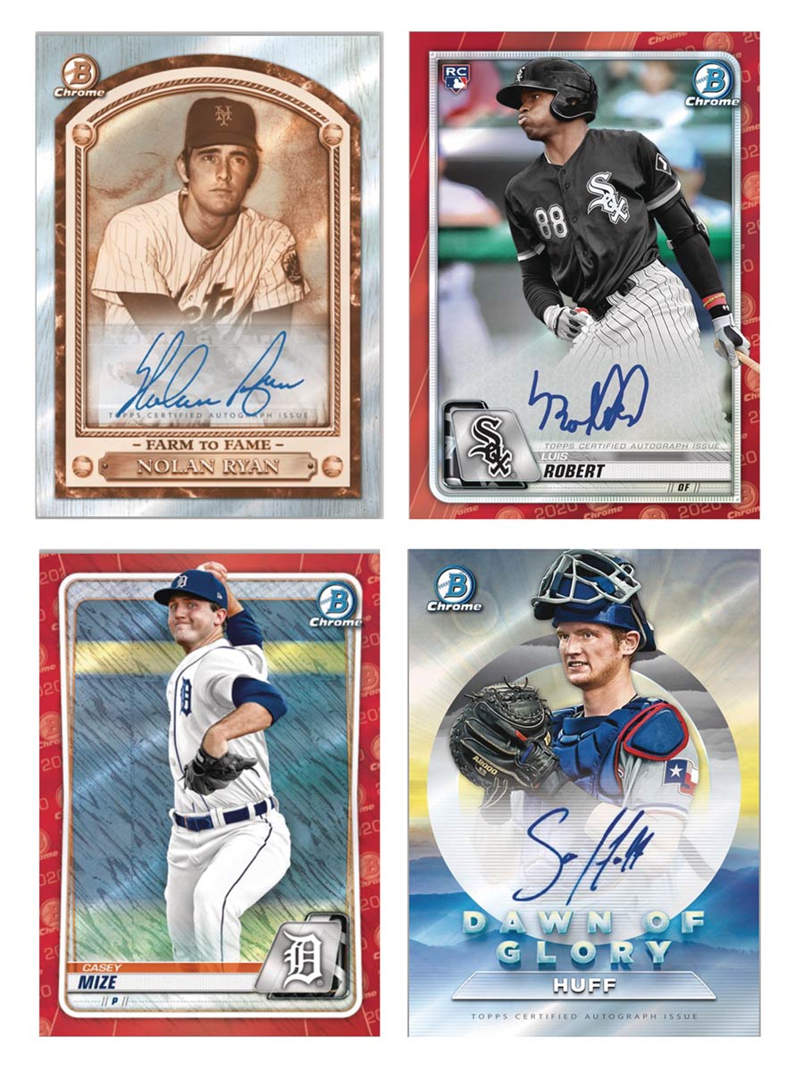 Bowman 2020 Chrome Baseball Autograph Trading Cards Box