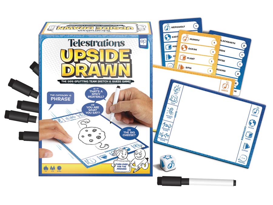 Telestrations Upside Drawn Board Game