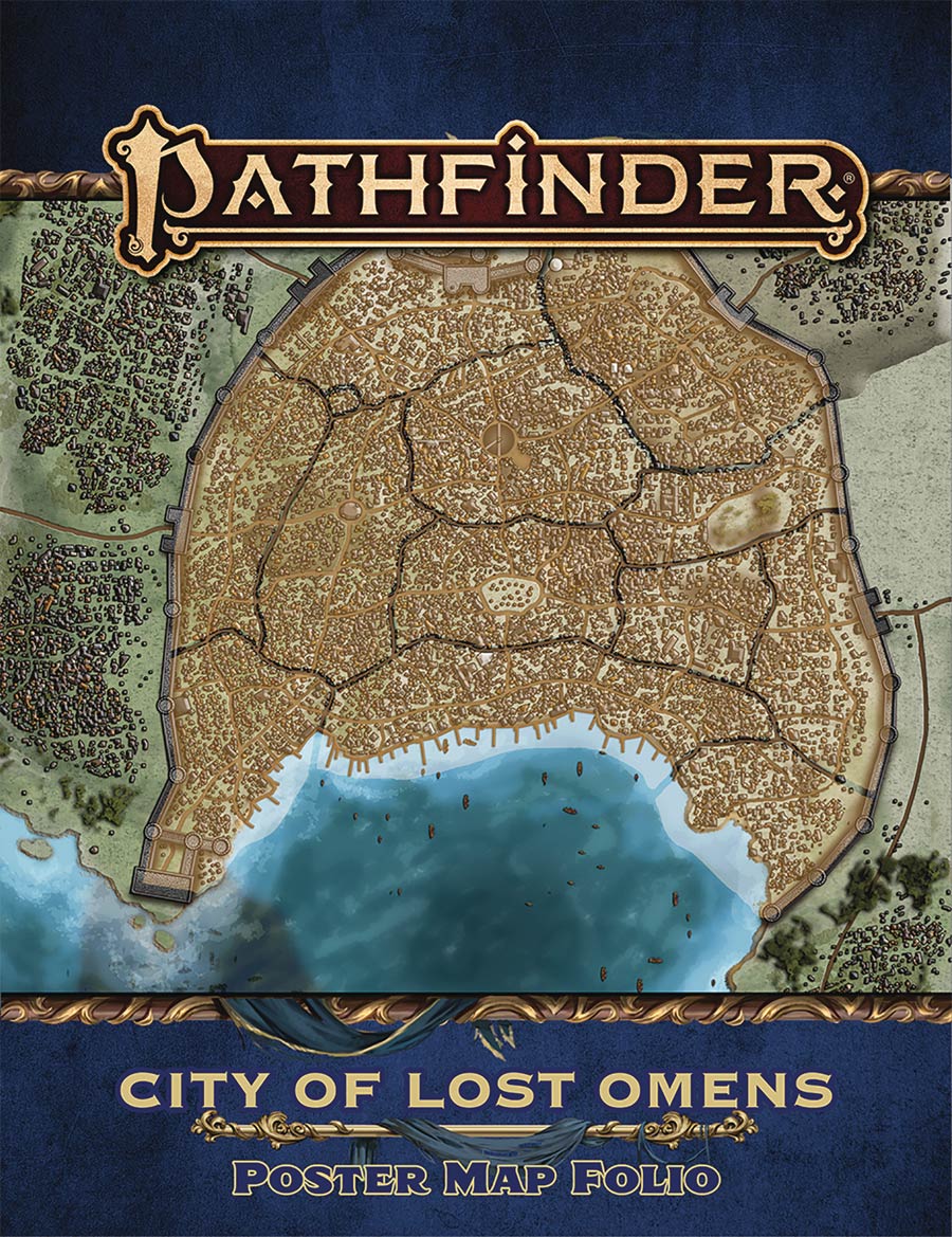 Pathfinder City Of Lost Omens Poster Map Folio (P2) - RESOLICITED