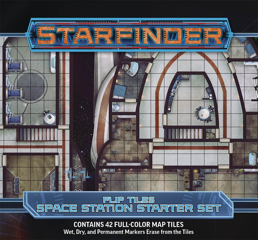 Starfinder RPG Flip-Tiles Space Station Starter Set