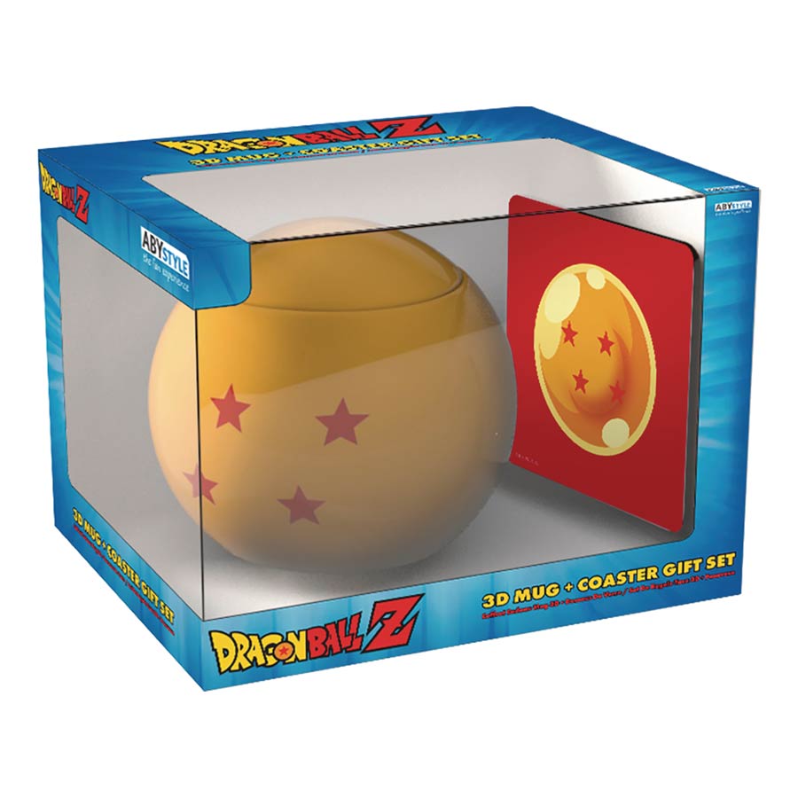 Dragon Ball Z 3D Dragon Ball Mug And Coaster Gift Set