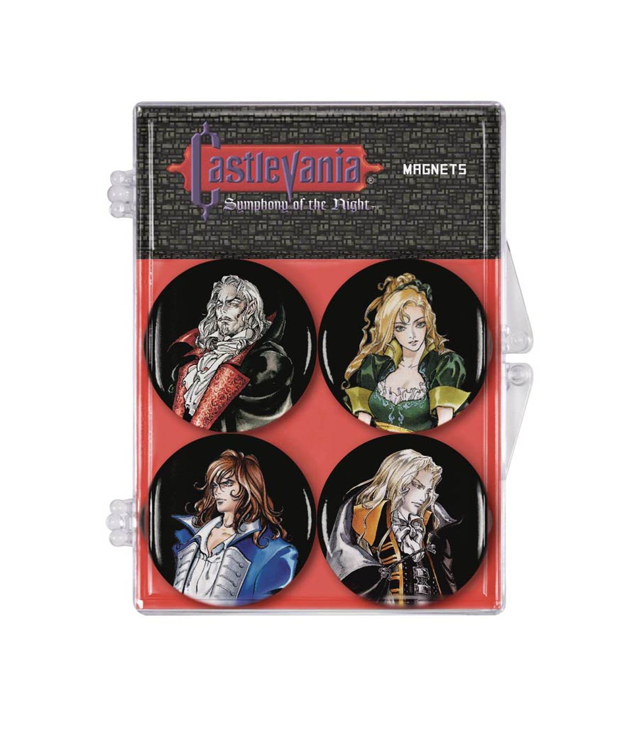 Castlevania Symphony Of The Night Magnet 4-Pack Set