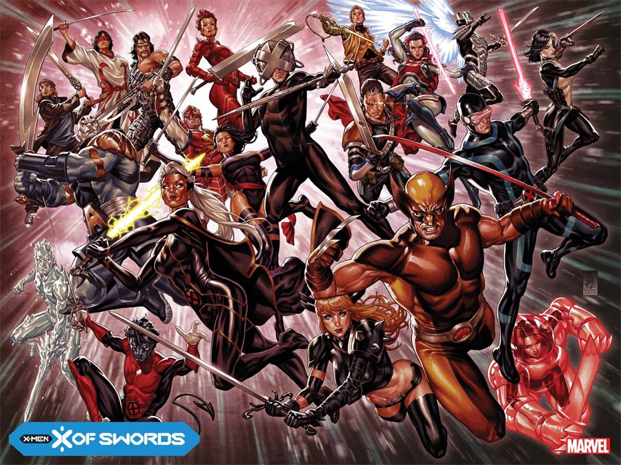 X Of Swords By Mark Brooks Vinyl Poster