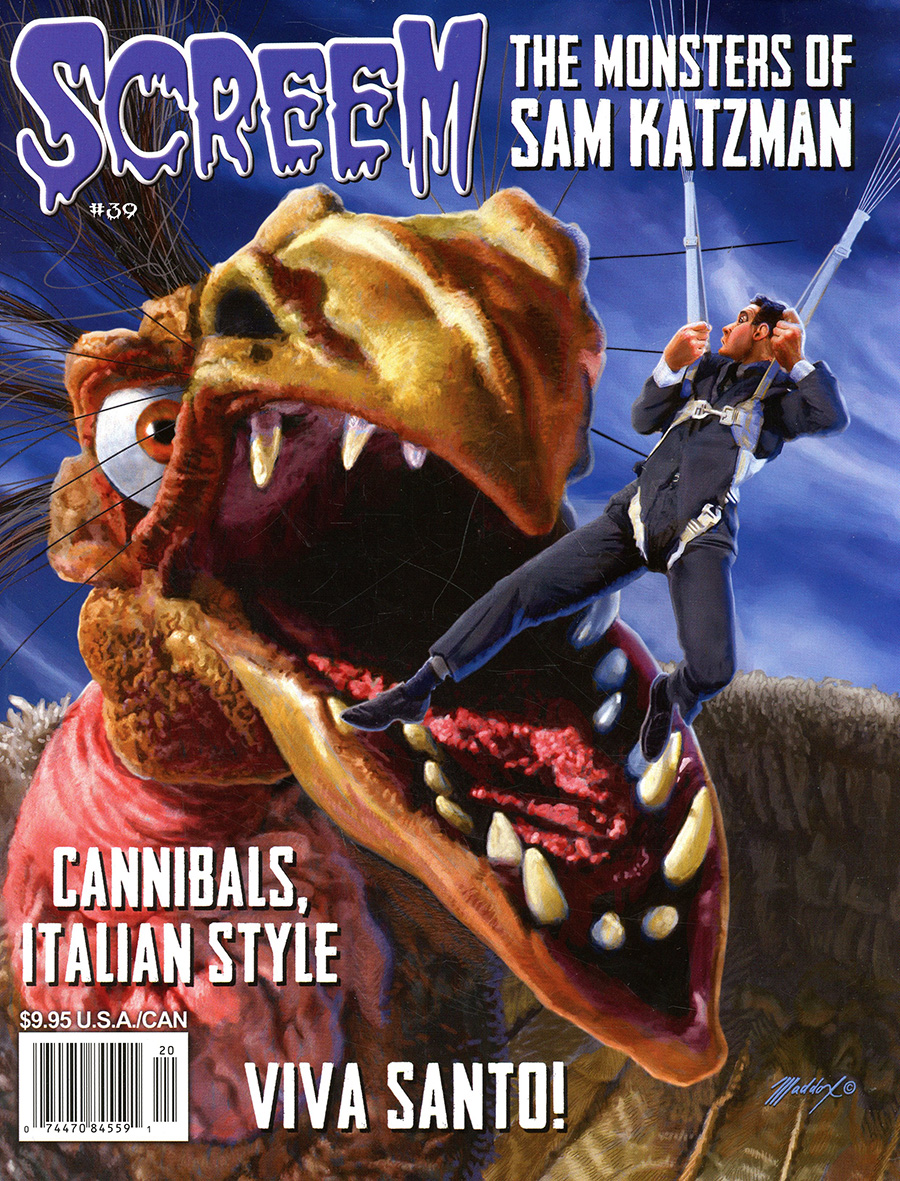 Screem Magazine #39 2021 Previews Exclusive Edition Giant Claw Cover