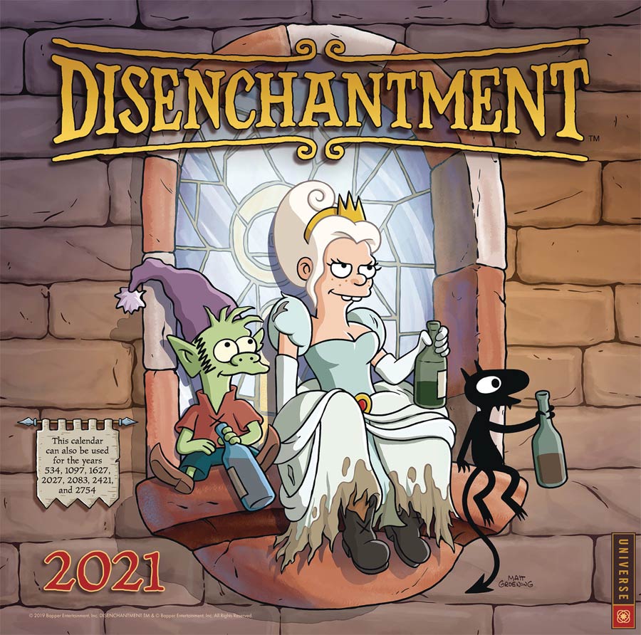 Amazon.com: Disenchantment 2022 Wall Calendar: 9780789340368