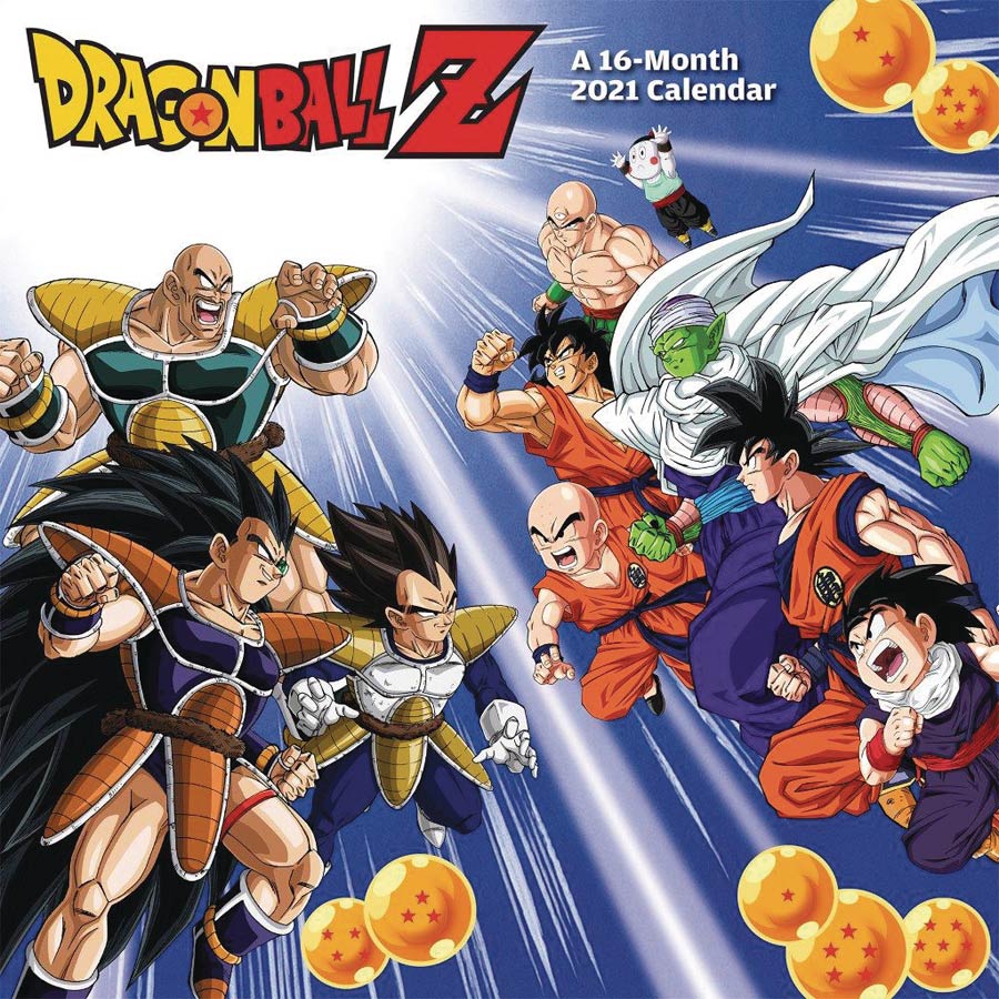 Dragon Ball Z 30th Anniversary 2021 Wall Calendar