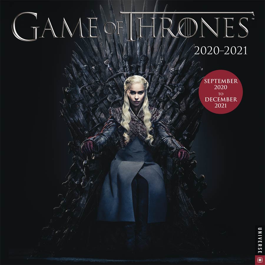 Game Of Thrones 2021 16-Month Wall Calendar