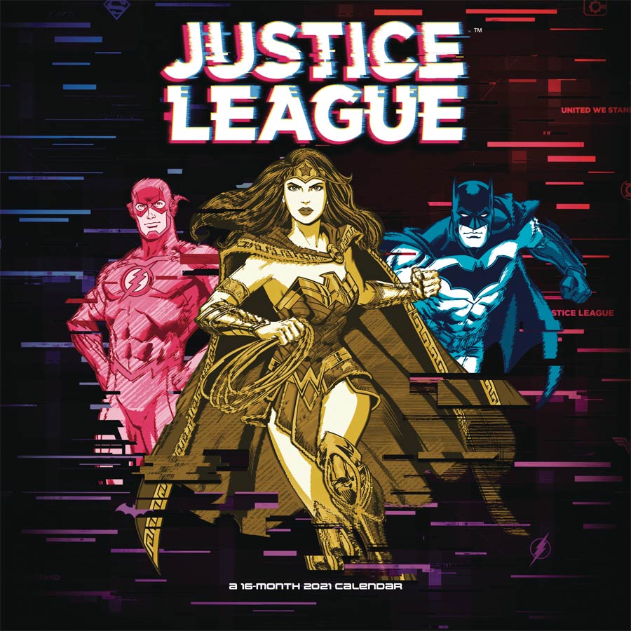 Justice League Classic 2021 Wall Calendar