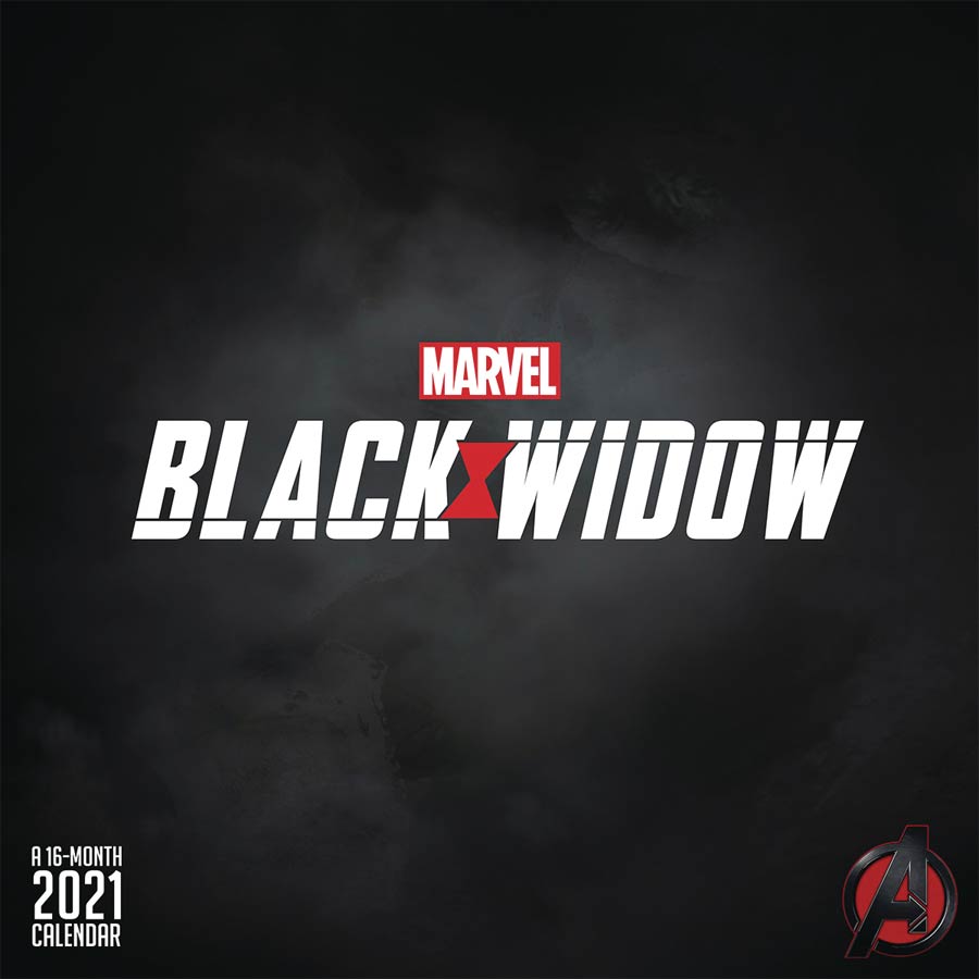 Marvel Black Widow 2021 Wall Calendar