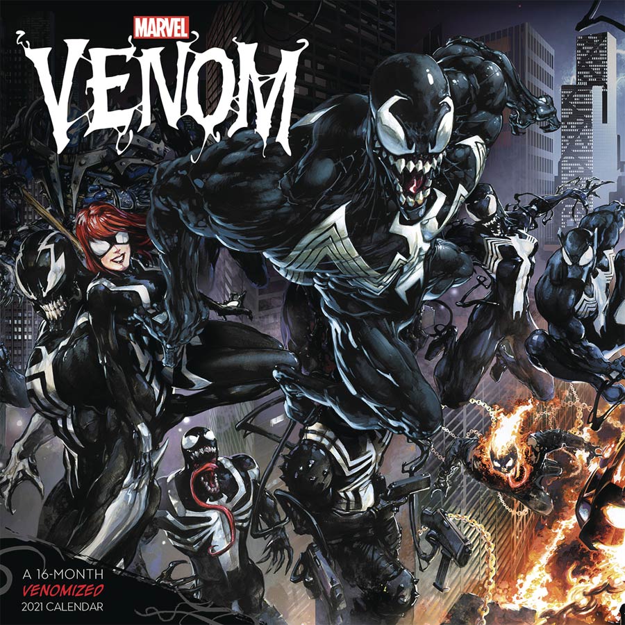 Marvel Venom 2021 Wall Calendar