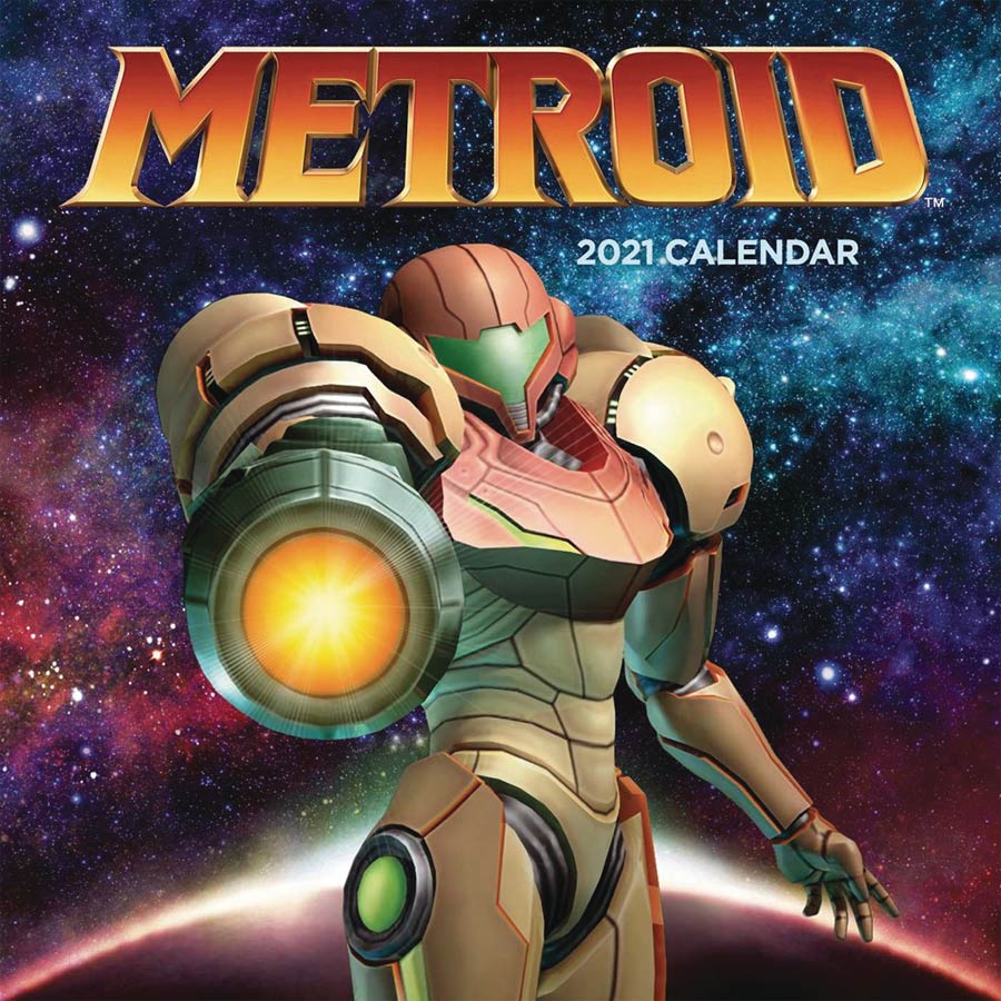 Official Metroid 2021 Wall Calendar