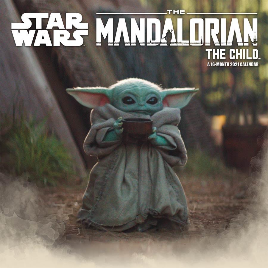 Star Wars The Mandalorian The Child 2021 Wall Calendar