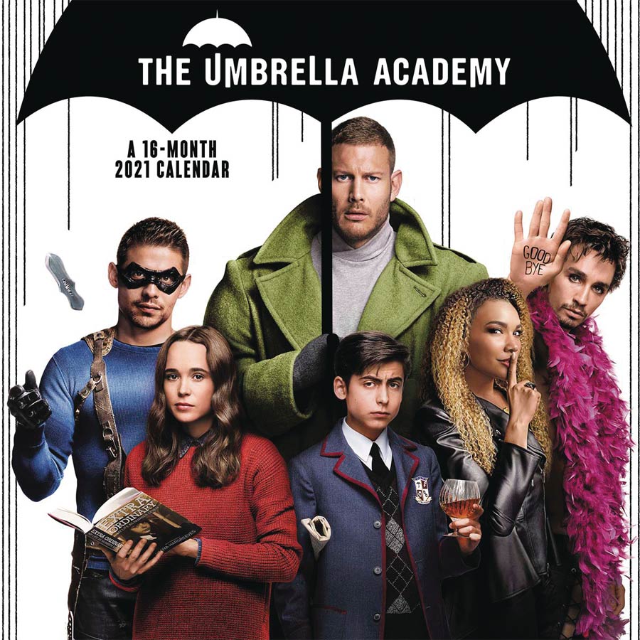 Umbrella Academy TV 2021 Wall Calendar