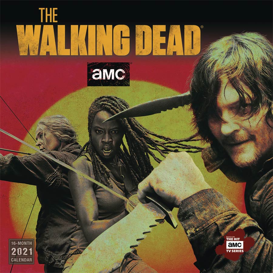 Walking Dead AMC 2021 Wall Calendar