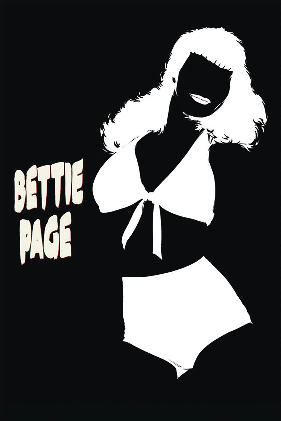 Bettie Page Vol 3 #1 Cover K Incentive Stephen Mooney Frank Miller Homage Black & White Variant Cover