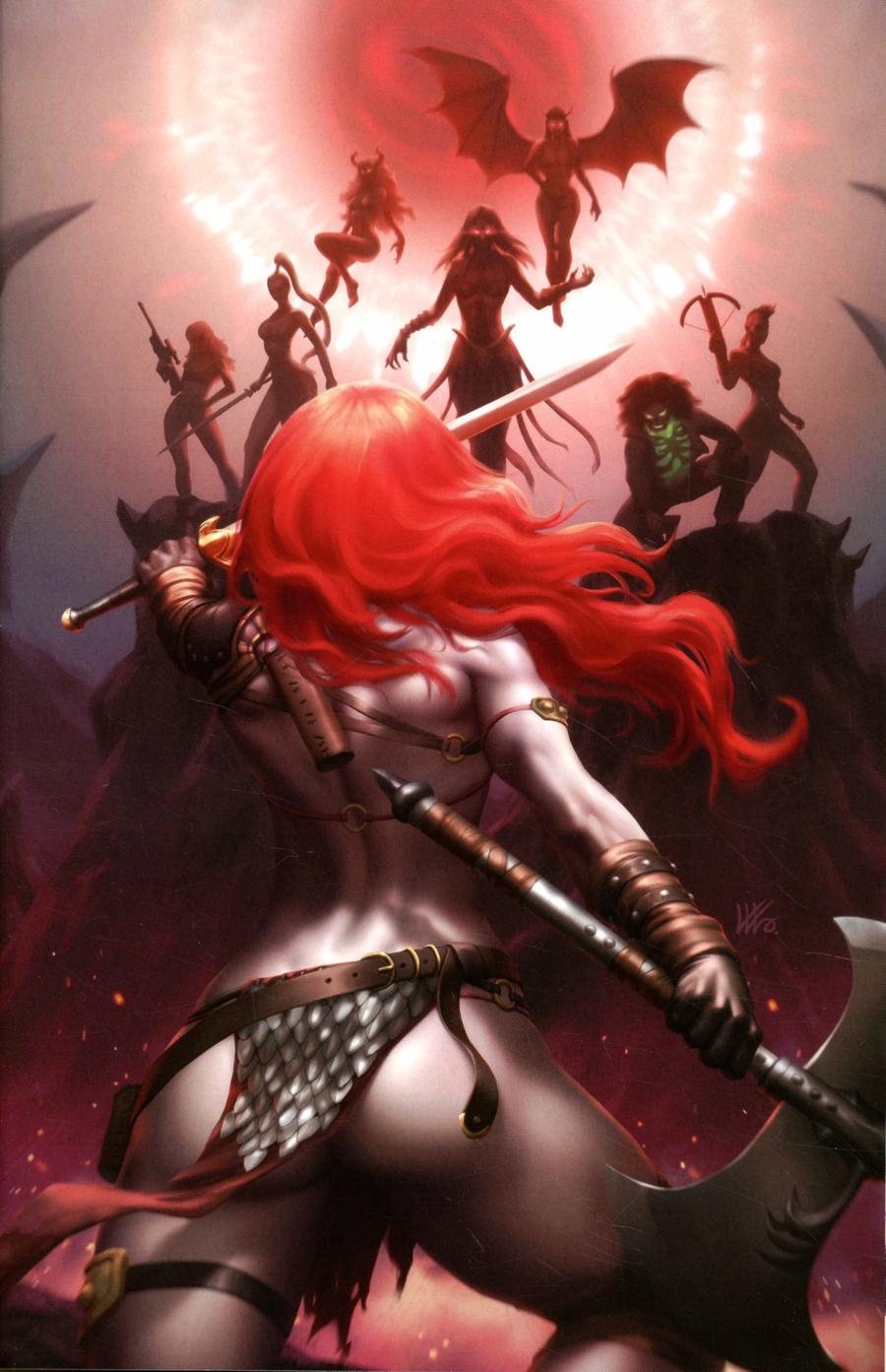 Red Sonja Age Of Chaos #6 Cover N Incentive Kunkka Virgin Variant Cover