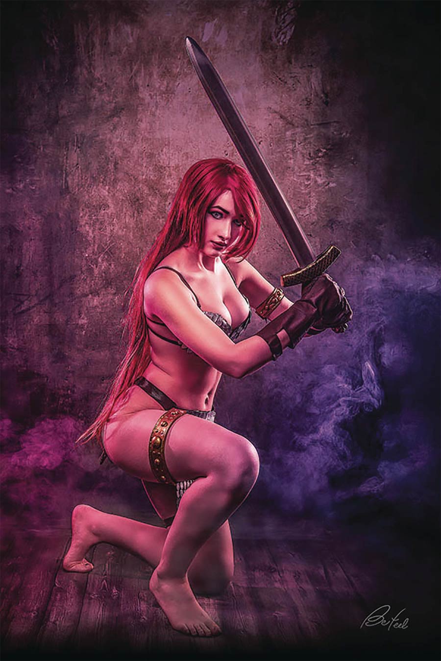 Red Sonja Age Of Chaos #6 Cover O Incentive Klaudia Bloom Cosplay Photo Virgin Cover