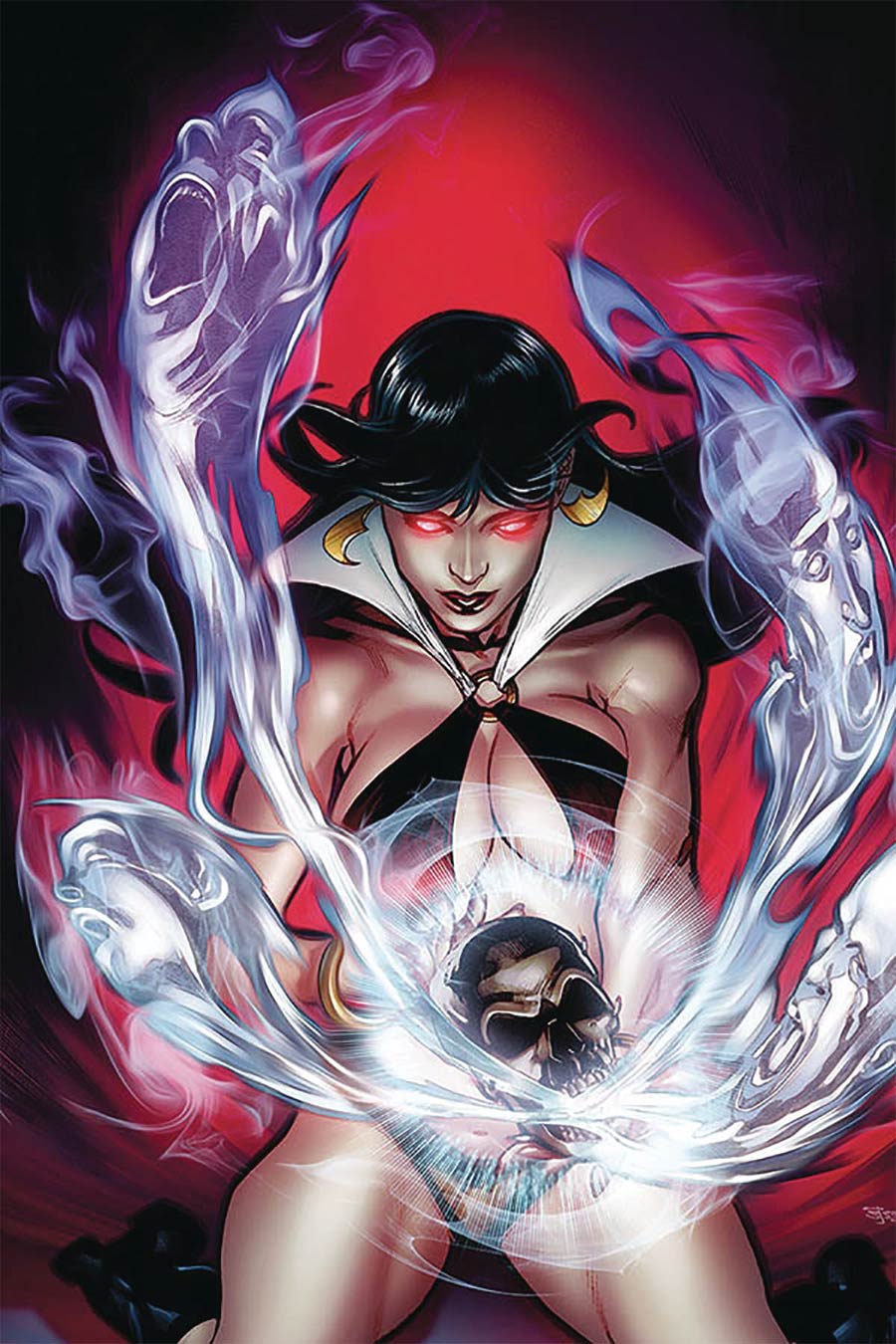 Vengeance Of Vampirella Vol 2 #9 Cover F Incentive Stephen Segovia Virgin Cover