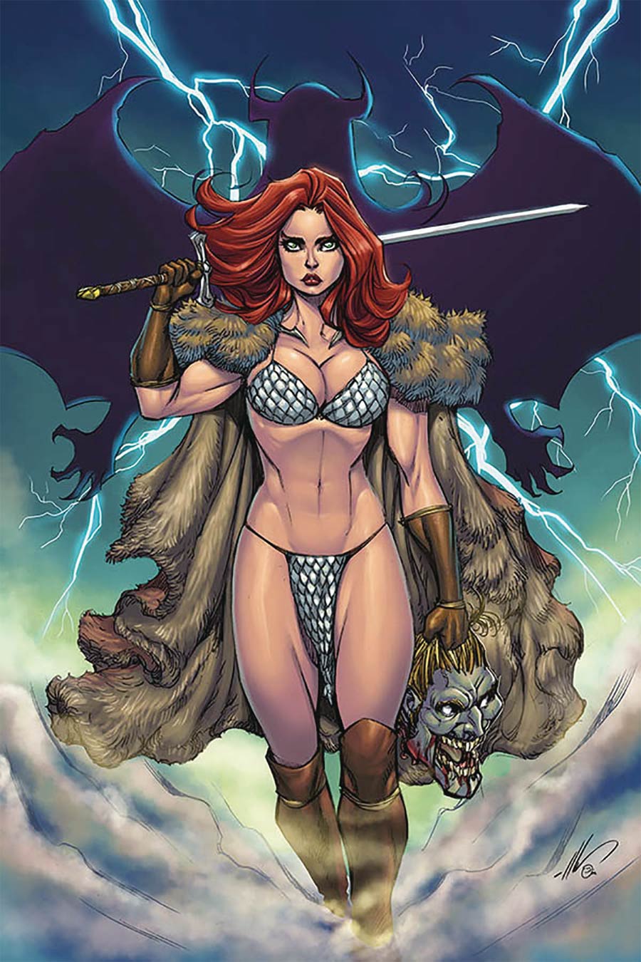 Red Sonja Age Of Chaos #6 Cover U Limited Edition Ale Garza Virgin Cover