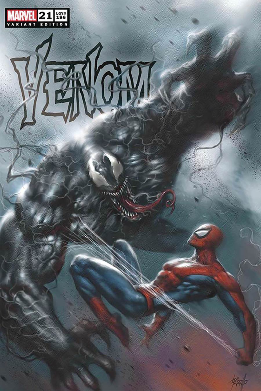 Venom Vol 4 #21 Cover G DF Comicxposure Exclusive Lucio Parrillo Variant Cover