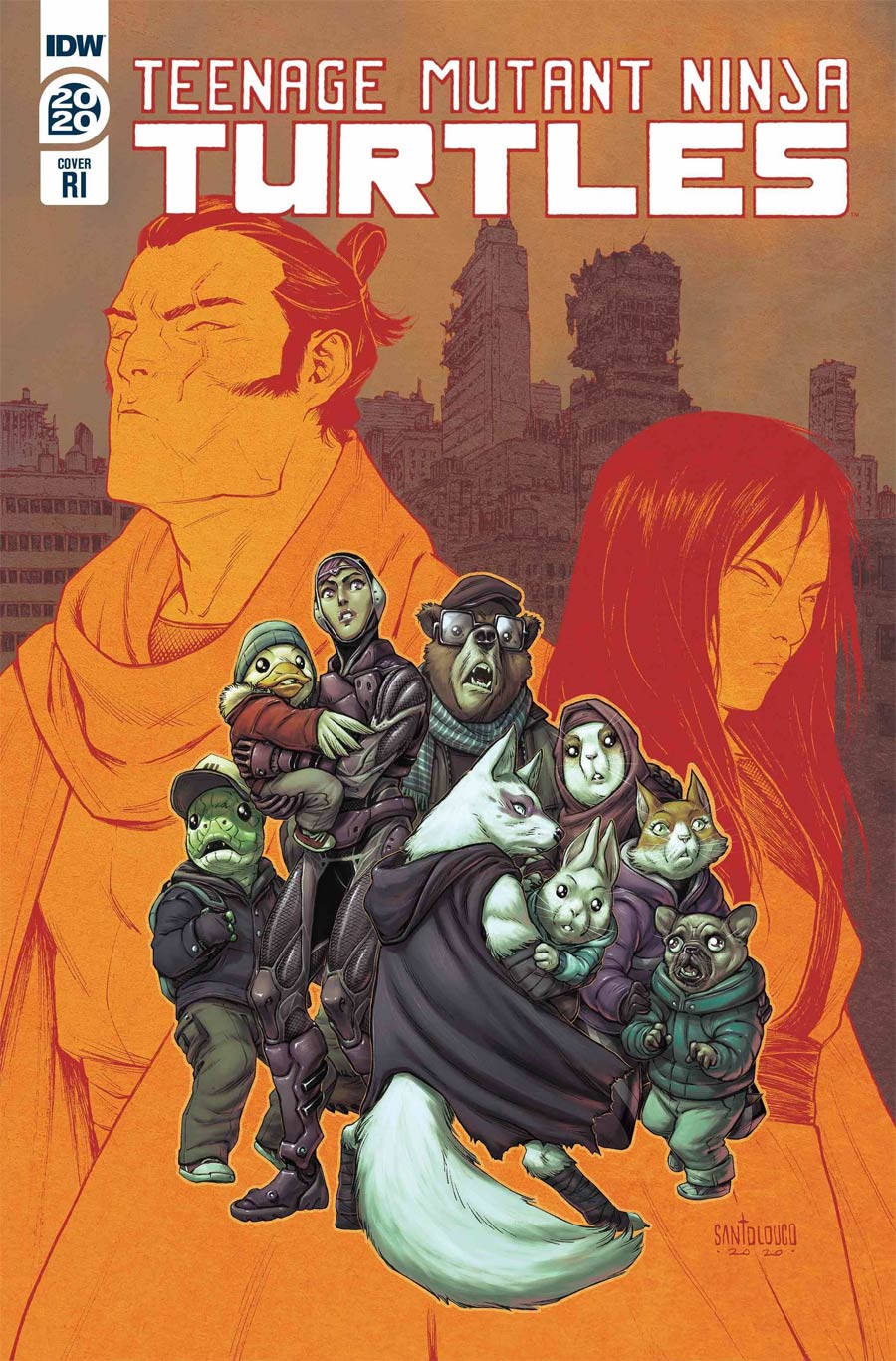 Teenage Mutant Ninja Turtles Vol 5 Annual 2020 Cover C Incentive Mateus Santolouco Variant Cover