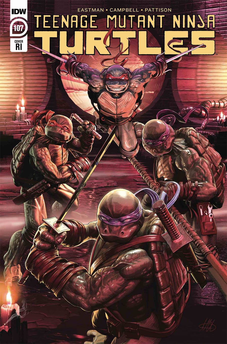 Teenage Mutant Ninja Turtles Vol 5 #107 Cover C Incentive Alex McArdell Variant Cover