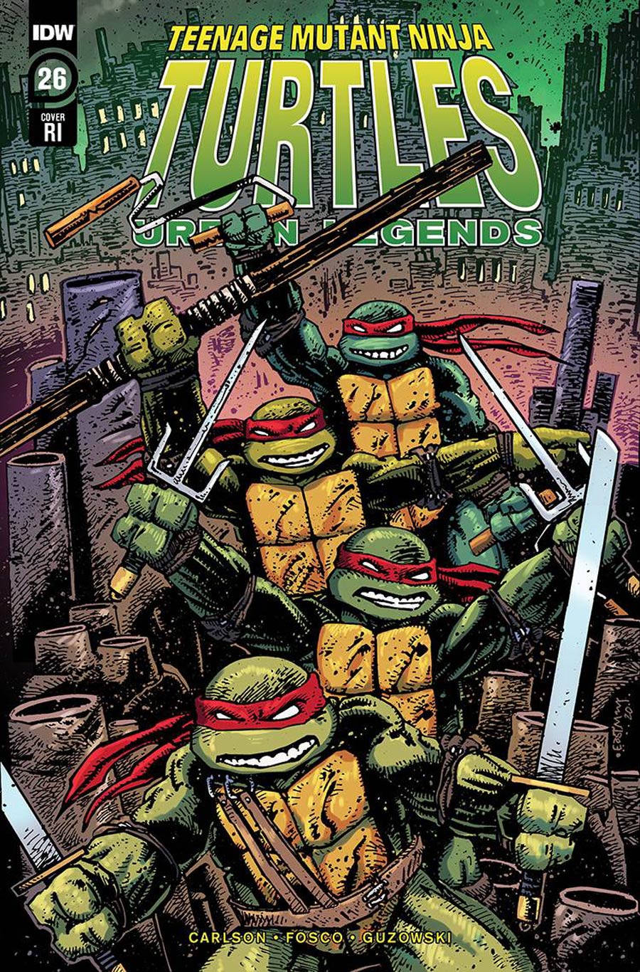 Teenage Mutant Ninja Turtles Urban Legends #26 Cover C Incentive Kevin Eastman Variant Cover