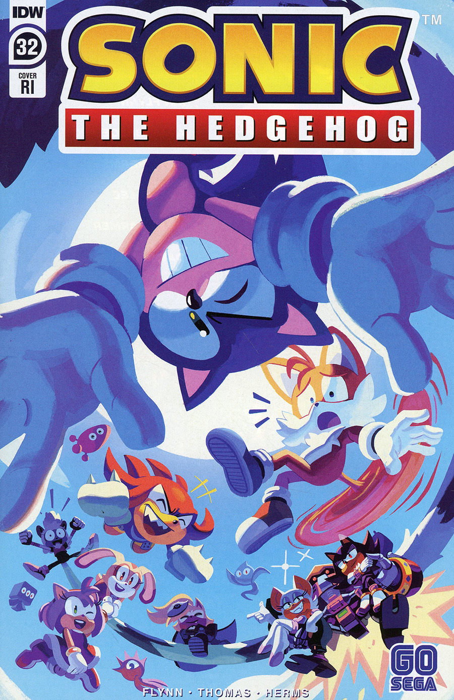 Sonic The Hedgehog Vol 3 #32 Cover C Incentive Nathalie Fourdraine Variant Cover