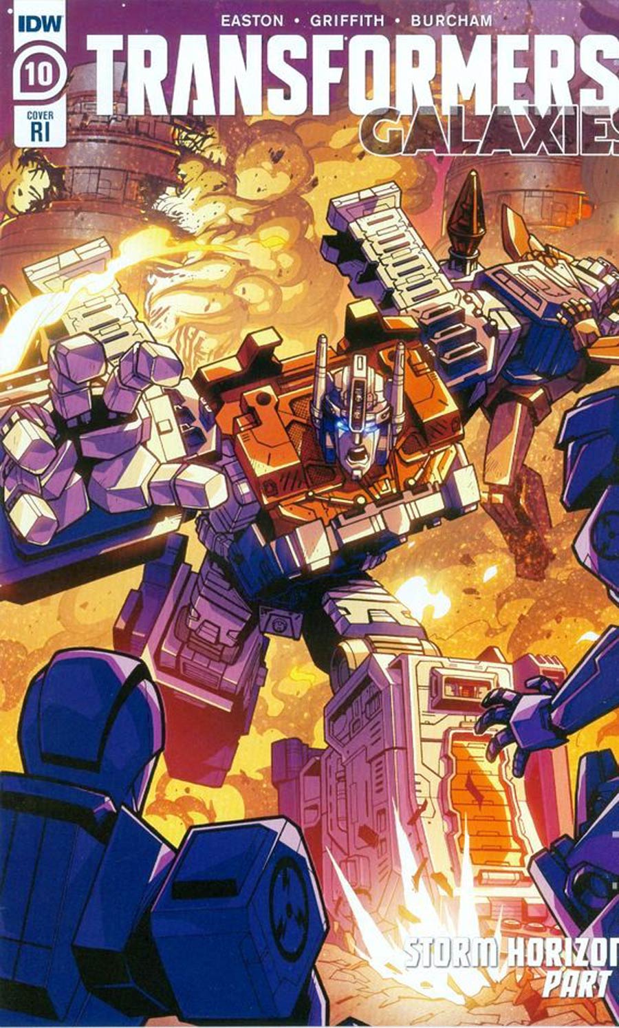 Transformers Galaxies #10 Cover C Incentive Jack Lawrence Variant Cover