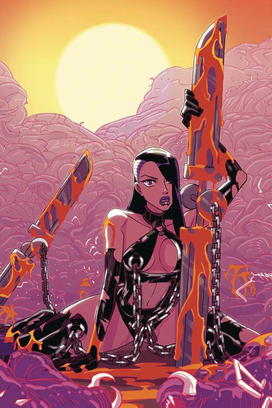 Vampblade Season 4 #50 Cover G Limited Edition Winston Young Virgin Cover