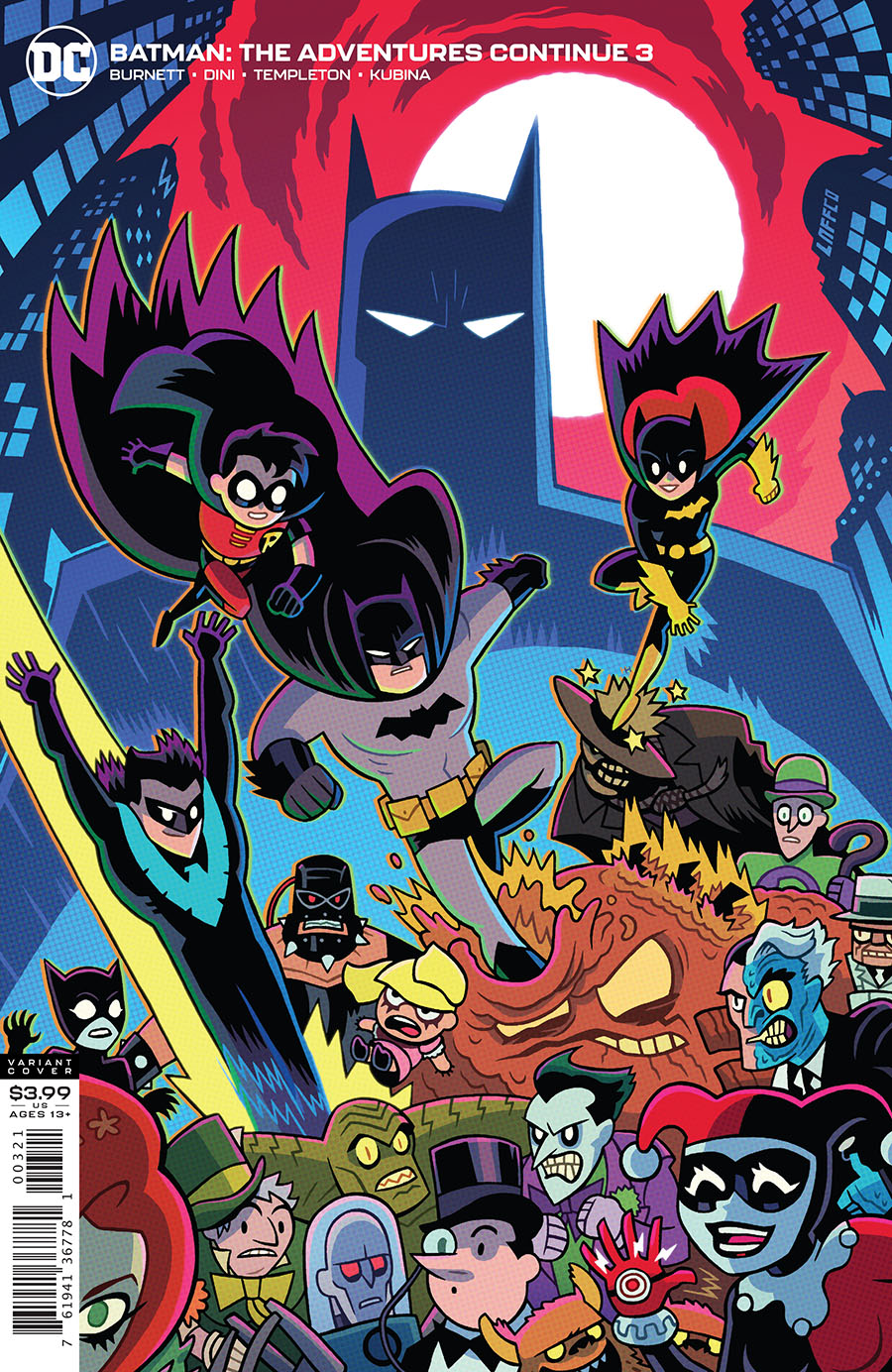 Batman The Adventures Continue #3 Cover B Variant Dan Hipp Cover