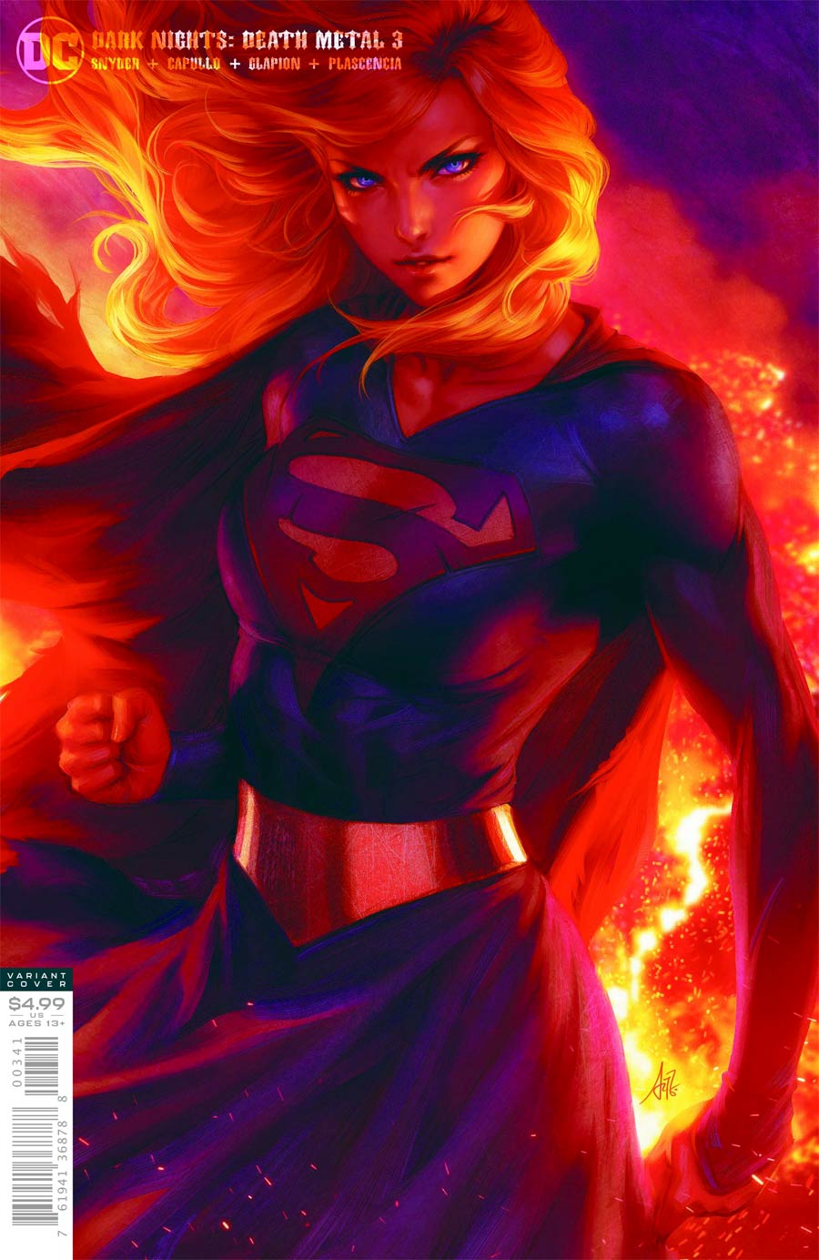 Dark Nights Death Metal #3 Cover D Variant Stanley Artgerm Lau Card Stock Cover
