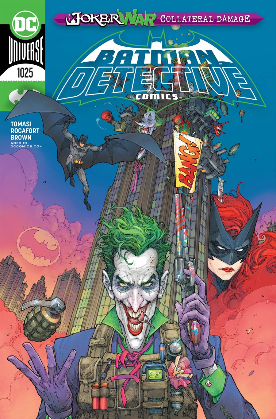 Detective Comics Vol 2 #1025 Cover A Regular Kenneth Rocafort Cover (Joker War Tie-In)