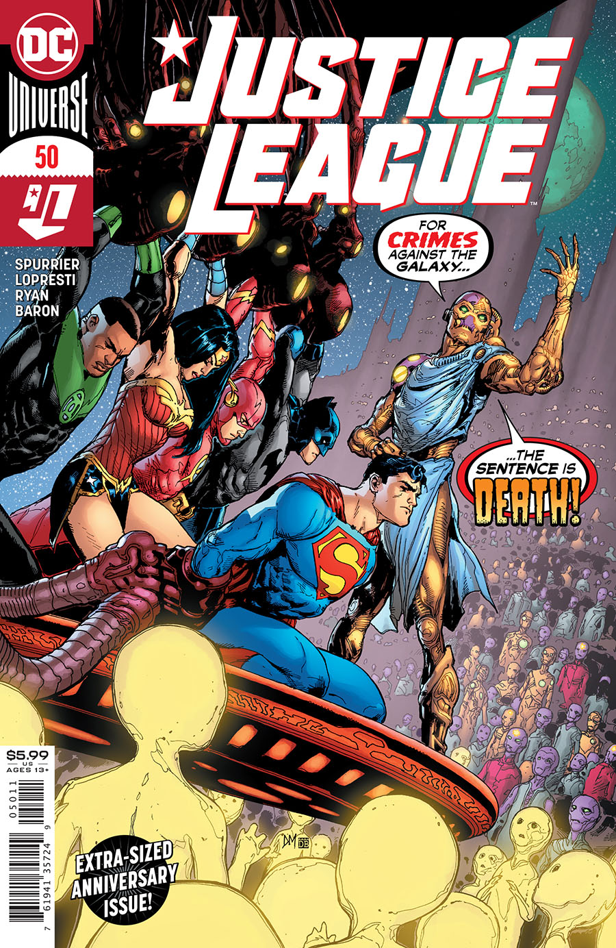 Justice League Vol 4 #50 Cover A Regular Doug Mahnke Cover