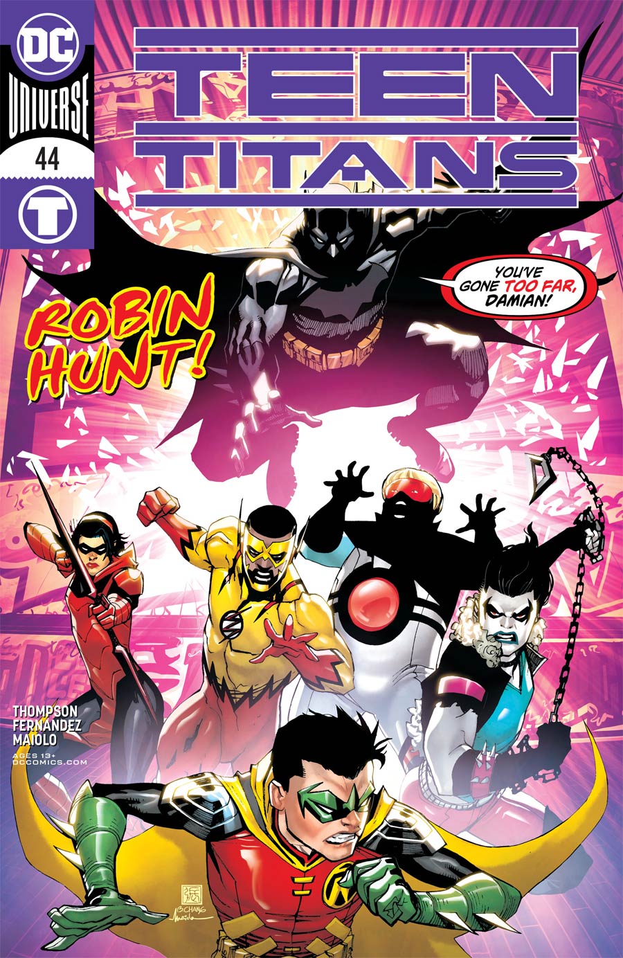 Teen Titans Vol 6 #44 Cover A Regular Bernard Chang Cover