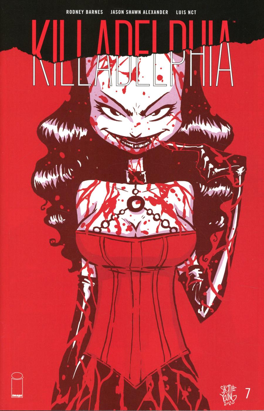 Killadelphia #7 Cover B Variant Skottie Young Cover